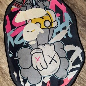 Kaws Graffiti Bape Head Custom Rug